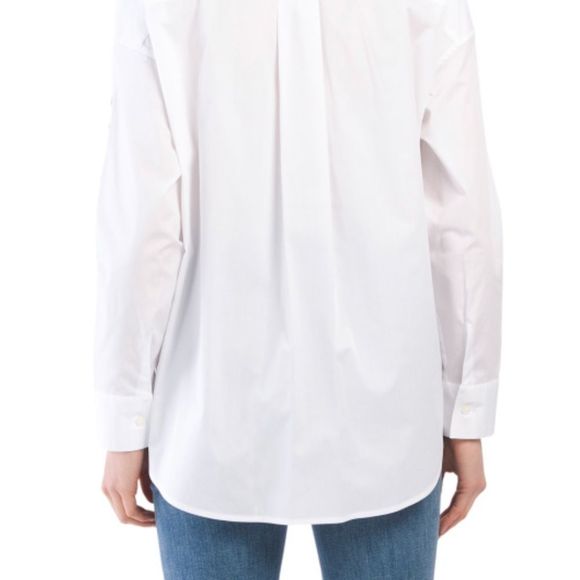 Love MOSCHINO WHITE BUTTON DOWN BLOUSE SIZE EU 44​​​​ - Picture 4 of 4